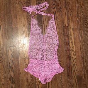 Zinke Lace Lingerie Romper